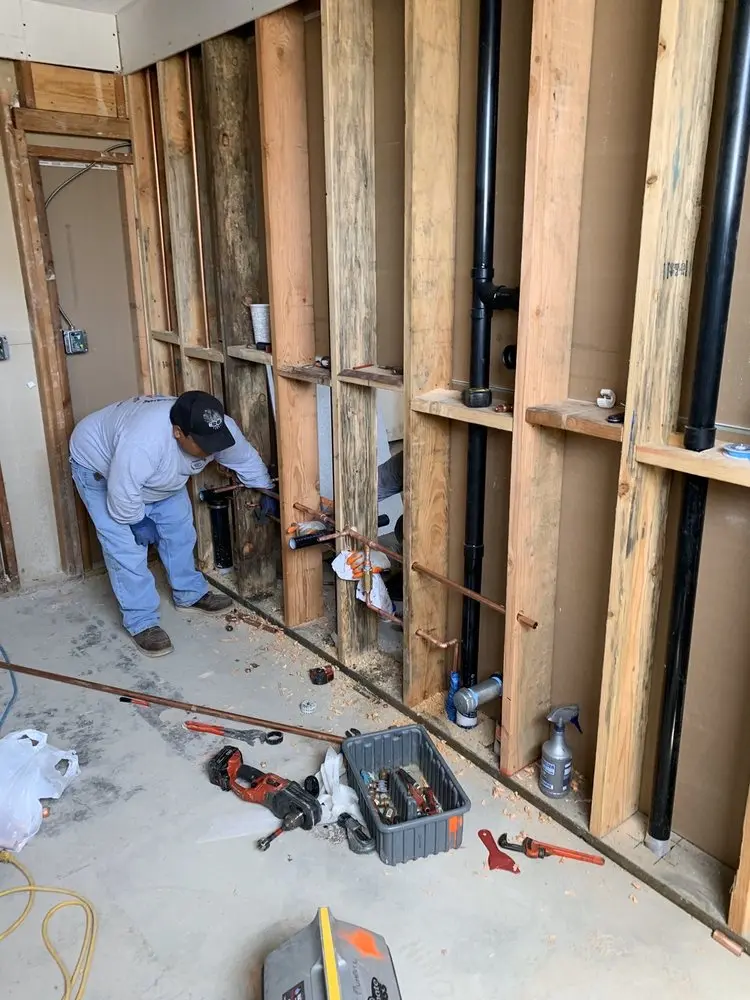 Commercial rough-in plumbing for Water Heater Replacement in Westinghouse Village